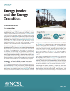 Energy Justice and the Energy Transition
