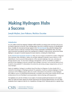 Making Hydrogen Hubs a Success