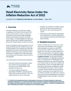 Retail Electricity Rates Under the Inflation Reduction Act of 2022
