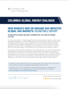 How Russia's War on Ukraine Has Impacted Global Gas Markets: Roundtable Report