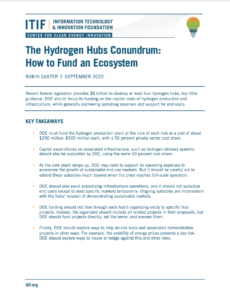 The Hydrogen Hubs Conundrum: How to Fund an Ecosystem