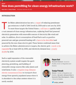 How Does Permitting for Clean Energy Infrastructure Work?