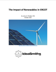 The Impact of Renewables in ERCOT