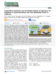 Composition, Emissions, and Air Quality Impacts of Hazardous Air Pollutants in Unburned Natural Gas from Residential Stoves in California