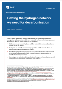 Getting the Hydrogen Network We Need for Decarbonization