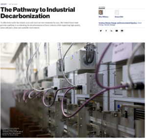 The Pathway to Industrial Decarbonization