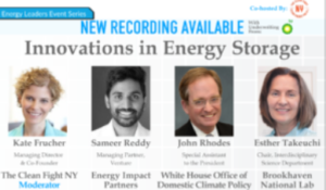 Innovations in Energy Storage