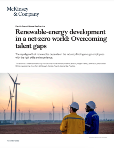 Renewable-Energy Development in a Net-Zero World: Overcoming Talent Gaps