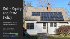 Solar Equity and State Policy: A Survey of State Energy Agencies