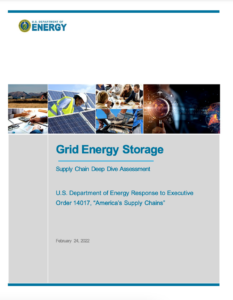 Grid Energy Storage: Supply Chain Deep Dive Assessment