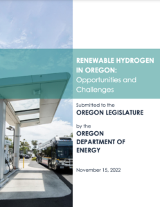 Renewable Hydrogen in Oregon: Opportunities and Challenges