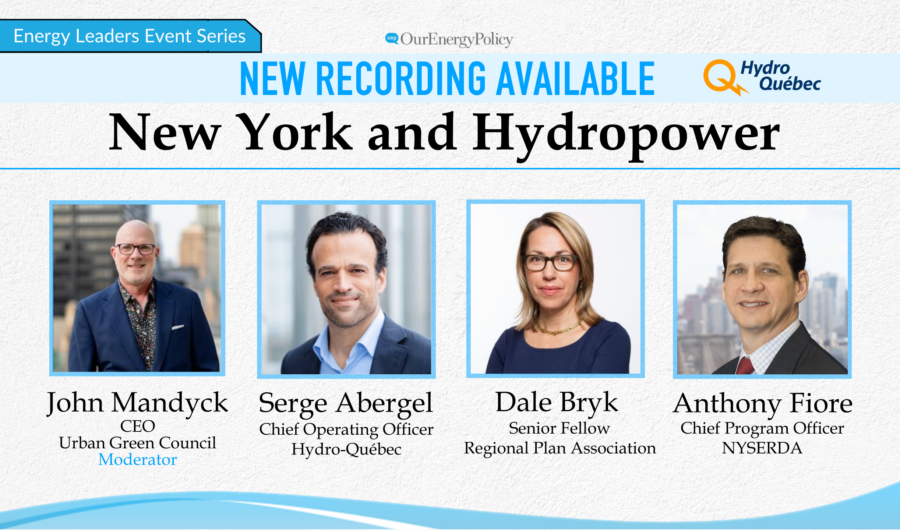 Live Event - Hydropower and New York