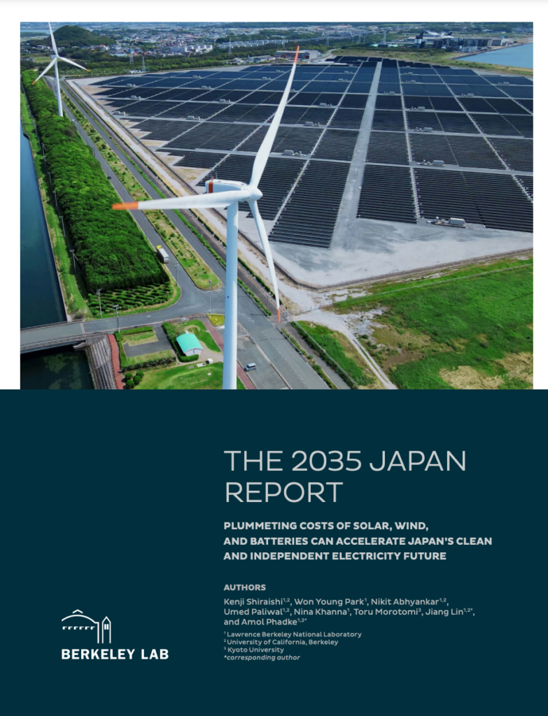 The 2035 Japan Report Plummeting Costs of Solar, Wind, and Batteries