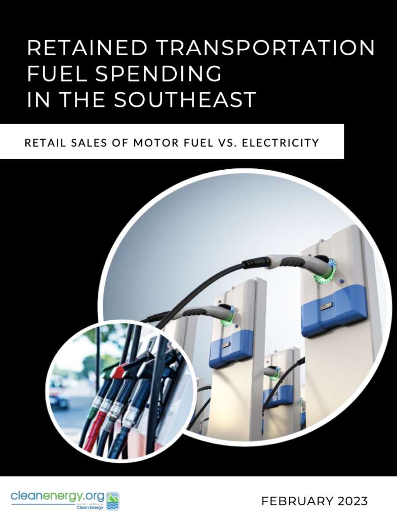 Retained Transportation Fuel Spending in the Southeast OurEnergyPolicy