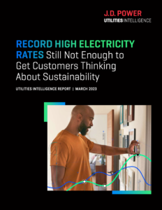 Record High Electricity Rates Still Not Enough to Get Customers Thinking About Sustainability
