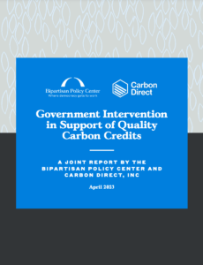 Government Intervention in Support of Quality Carbon Credits