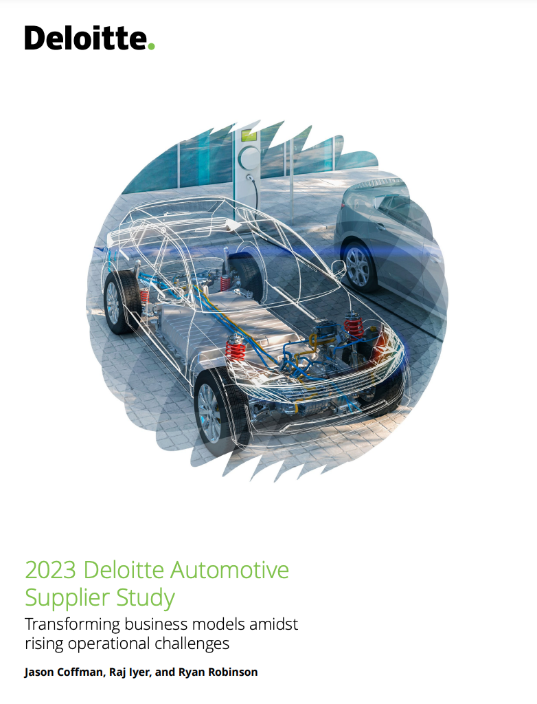 2023 Deloitte Automotive Supplier Study OurEnergyPolicy