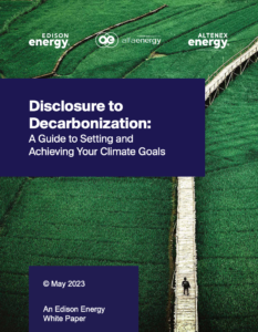 Disclosure to Decarbonization: A Guide to Setting and Achieving Your Climate Goals