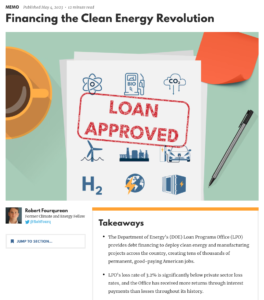 Financing the Clean Energy Revolution
