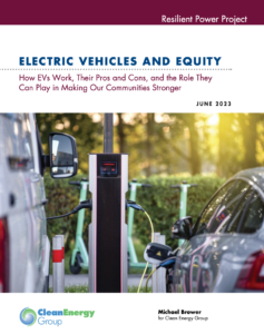 Electric Vehicles and Equity