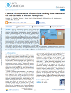 Chemical Characterization of Natural Gas Leaking from Abandoned Oil and Gas Wells in Western Pennsylvania