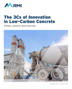 The 3Cs of Innovation in Low-Carbon Concrete: Clinker, Cement, and Concrete