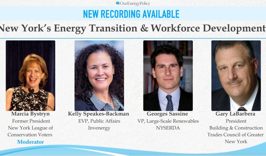 New York's Energy Transition & Workforce Development