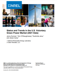 Status and Trends in the U.S. Voluntary Green Power Market (2021 Data)