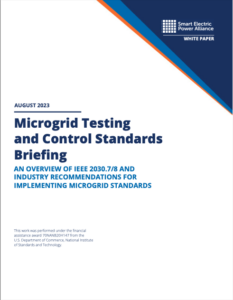 Microgrid Testing and Control Standards Briefing