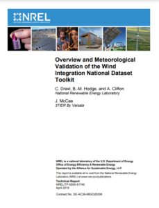 Overview and Meteorological Validation of the Wind Integration National Dataset Toolkit