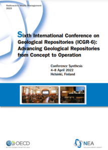 Sixth International Conference on Geological Repositories (ICGR-6)