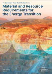 Material and Resource Requirements for the Energy Transition