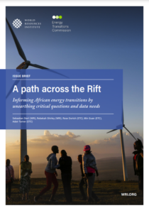 A Path Across the Rift: Informing African Energy Transitions by Unearthing Critical Questions and Data Needs