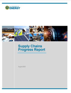 Supply Chains Progress Report