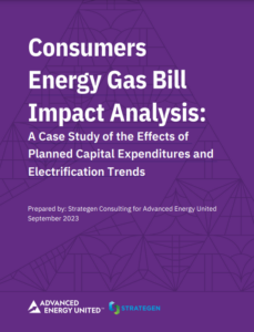 Energy Gas Bill Impact Analysis: A Case Study of the Effects of Planned Capital Expenditures and Electrification Trends