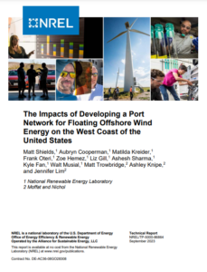 The Impacts of Developing a Port Network for Floating Offshore Wind Energy on the West Coast of the United States