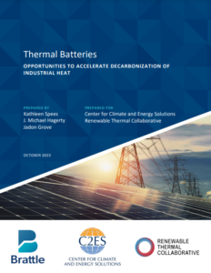 Thermal Batteries: Opportunities to Accelerate Decarbonization of Industrial Heating