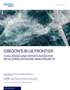 Oregon’s Blue Frontier: Challenges and Opportunities for Developing Offshore Wind Projects