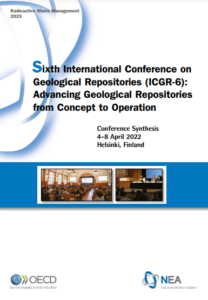 Advancing Geological Repositories from Concept to Operation – Conference Synthesis