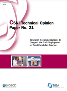 Research Recommendations to Support the Safe Deployment of Small Modular Reactors