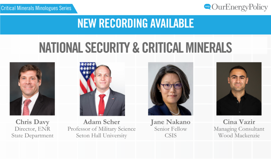 National Security & Critical Minerals