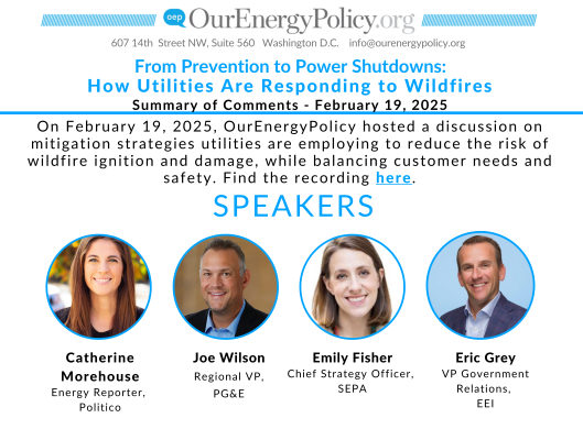 Event Summary-- From Prevention to Power Shutdowns: How Utilities Are Responding to Wildfire Threats