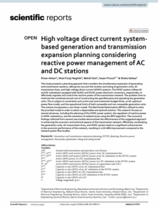 High Voltage Direct Current System-Based Generation and Transmission Expansion Planning Considering Reactive Power Management of AC and DC Stations