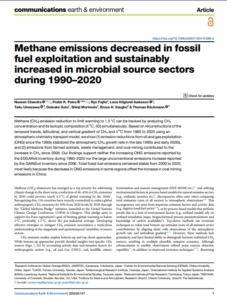 Methane Emissions Decreased in Fossil Fuel Exploitation and Sustainably Increased in Microbial Source Sectors During 1990–2020