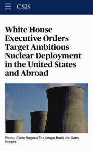 White House Executive Orders Target Ambitious Nuclear Deployment in the United States and Abroad