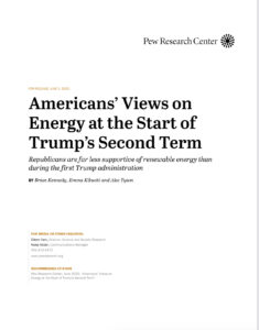 Americans' Views on Energy at the Start of Trump's Second Term