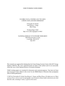Flexible Data Centers and the Gird: Lower Costs, Higher Emissions?