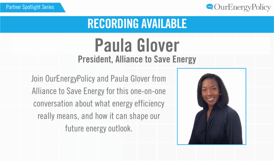 Spotlight Interview: Paula Glover from Alliance to Save Energy