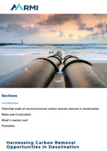Harnessing Carbon Removal Opportunities in Desalination