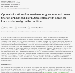 Optimal Allocation of Renewable Energy Sources and Power Filters in Unbalanced Distribution Systems with Nonlinear Loads Under Load Growth Condition